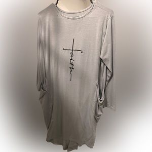 Oversized faith dress